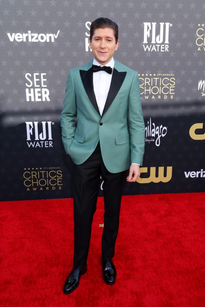 Michael Zegen attends the 29th Annual Critics Choice Awards in January 2024