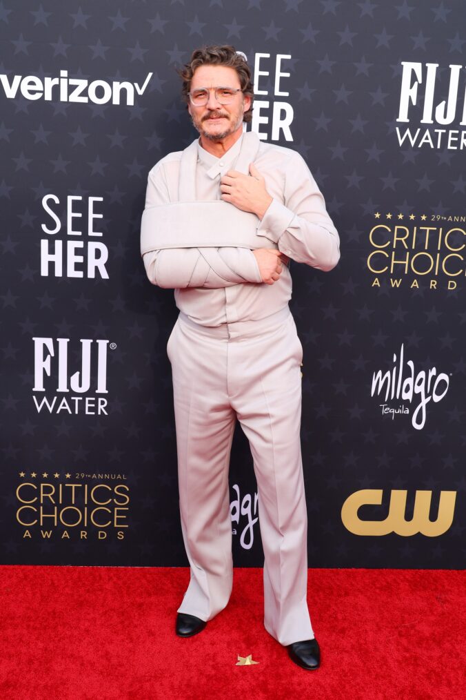 Pedro Pascal attends the 29th Annual Critics Choice Awards in January 2024