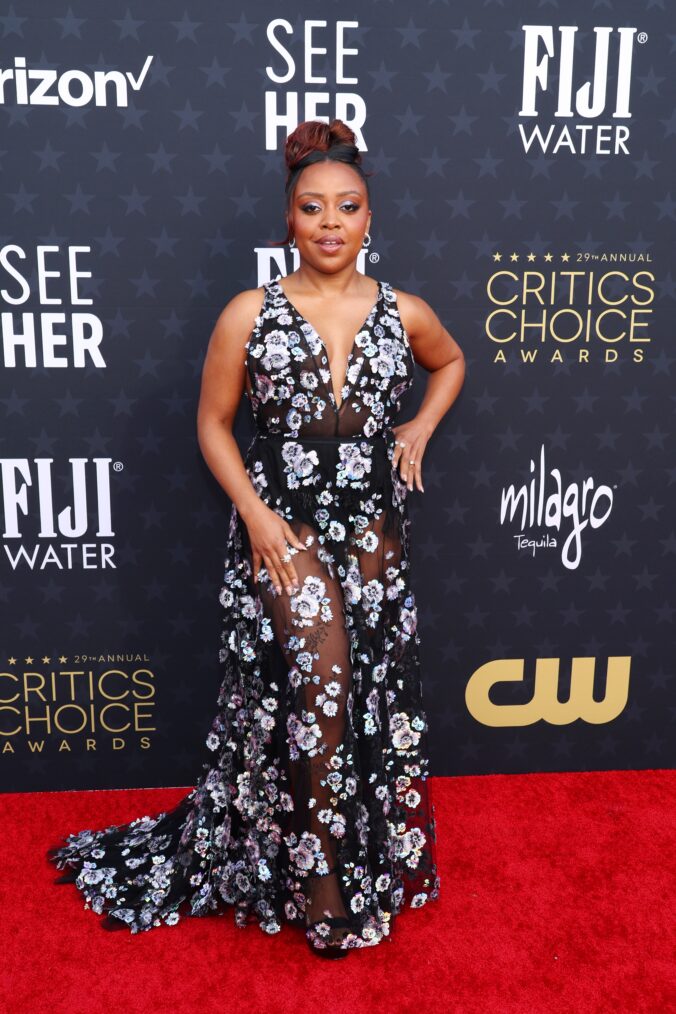 Quinta Brunson attends the 29th Annual Critics Choice Awards in January 2024