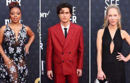 Quinta Brunson, Charles Melton, and Juno Temple at the Critics Choice Awards 2024