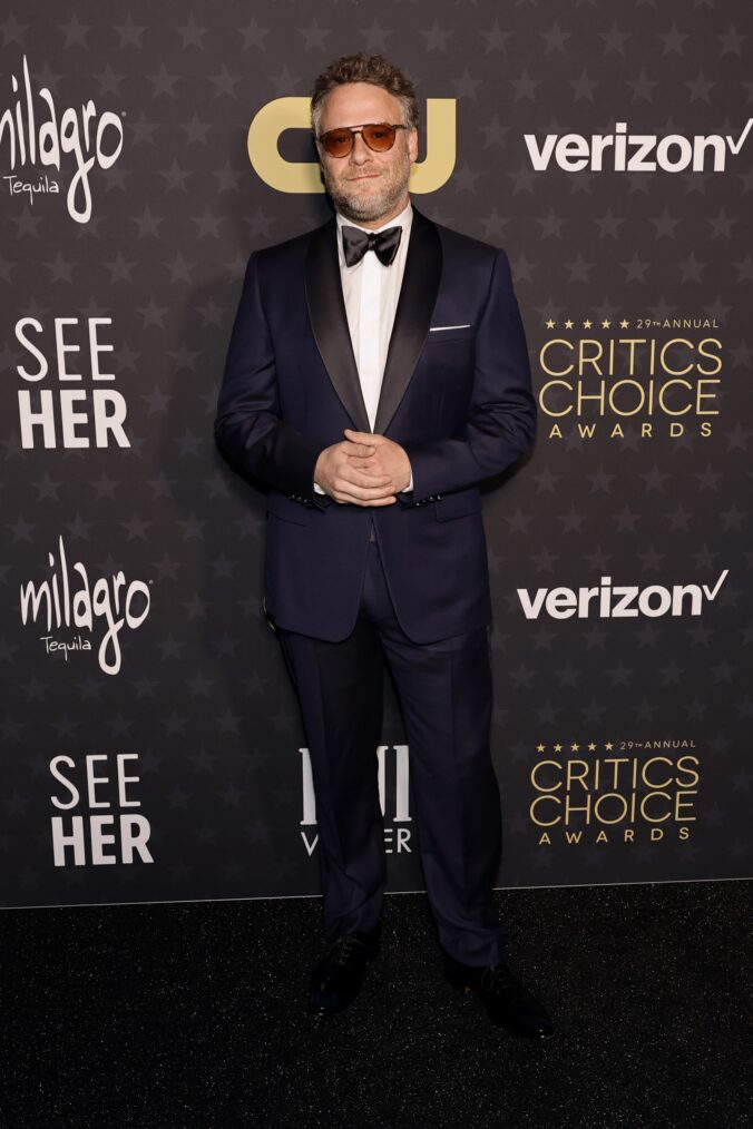 Seth Rogen attends the 29th Annual Critics Choice Awards in January 2024