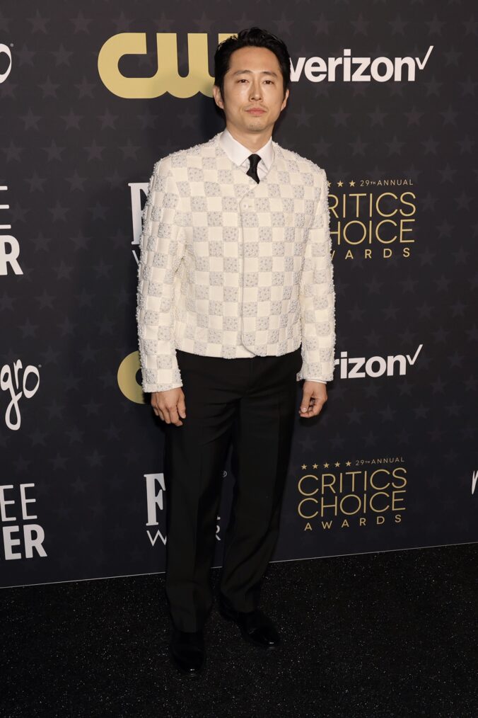 Steven Yeun attends the 29th Annual Critics Choice Awards in January 2024