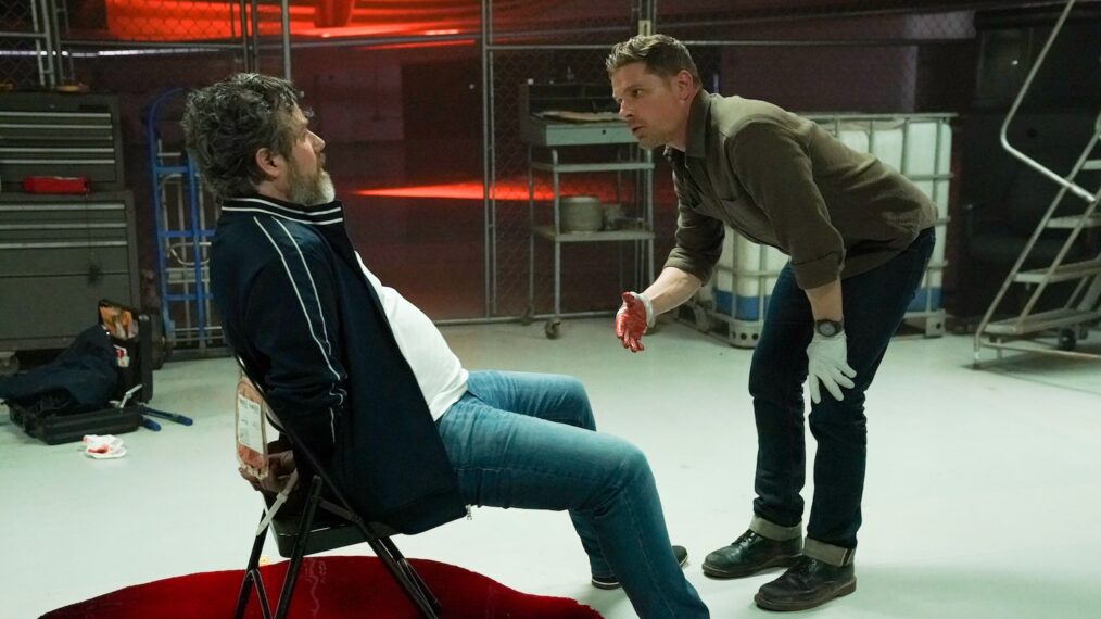 Shane Callahan as Kahn Schefter and Matt Lauria as Josh Folsom in the 'CSI: Vegas' Season 2 Finale