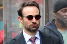 Charlie Cox on the set of 'Daredevil: Born Again'