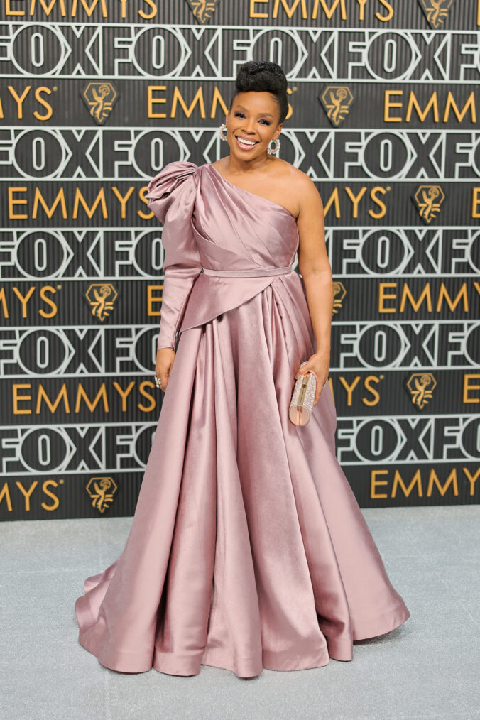 Amber Ruffin attends the 75th Primetime Emmy Awards at Peacock Theater on January 15, 2024 in Los Angeles, California.