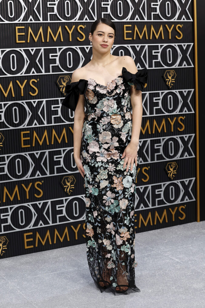 Amber Midthunder attends the 75th Primetime Emmy Awards at Peacock Theater on January 15, 2024 in Los Angeles, California.