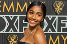 Ayo Edebiri attends the 75th Primetime Emmy Awards at Peacock Theater on January 15, 2024 in Los Angeles, California.