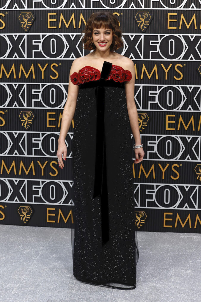 Beatrice Grannò attends the 75th Primetime Emmy Awards at Peacock Theater on January 15, 2024 in Los Angeles, California.