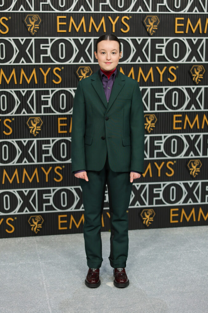 Bella Ramsey attends the 75th Primetime Emmy Awards at Peacock Theater on January 15, 2024 in Los Angeles, California.