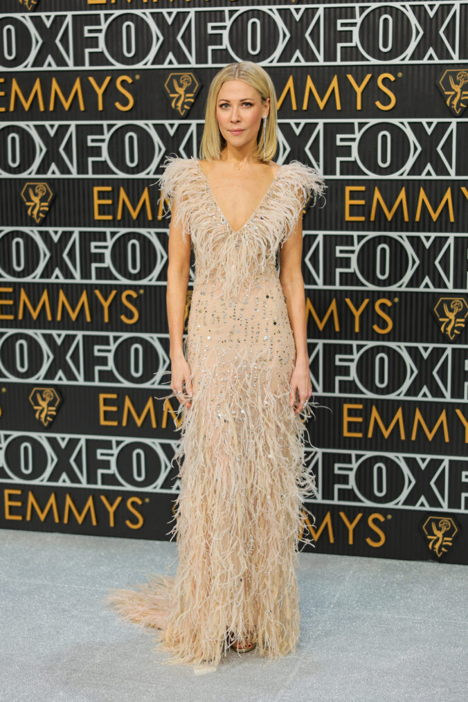 Desi Lydic attends the 75th Primetime Emmy Awards at Peacock Theater on January 15, 2024 in Los Angeles, California.