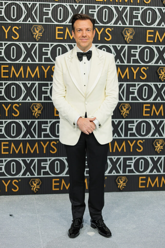 Jason Sudeikis attends the 75th Primetime Emmy Awards at Peacock Theater on January 15, 2024 in Los Angeles, California.