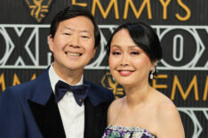 Ken Jeong and Tran Jeong attend the 75th Primetime Emmy Awards at Peacock Theater on January 15, 2024 in Los Angeles, California.