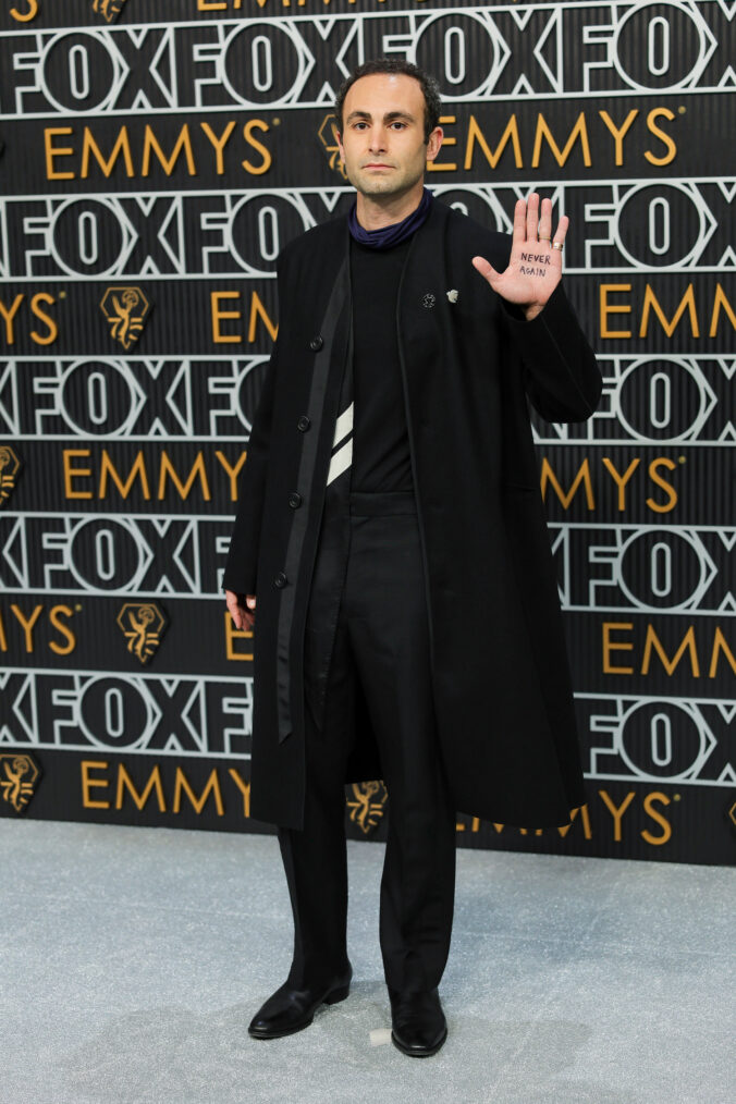 Khalid Abdalla attends the 75th Primetime Emmy Awards at Peacock Theater on January 15, 2024 in Los Angeles, California