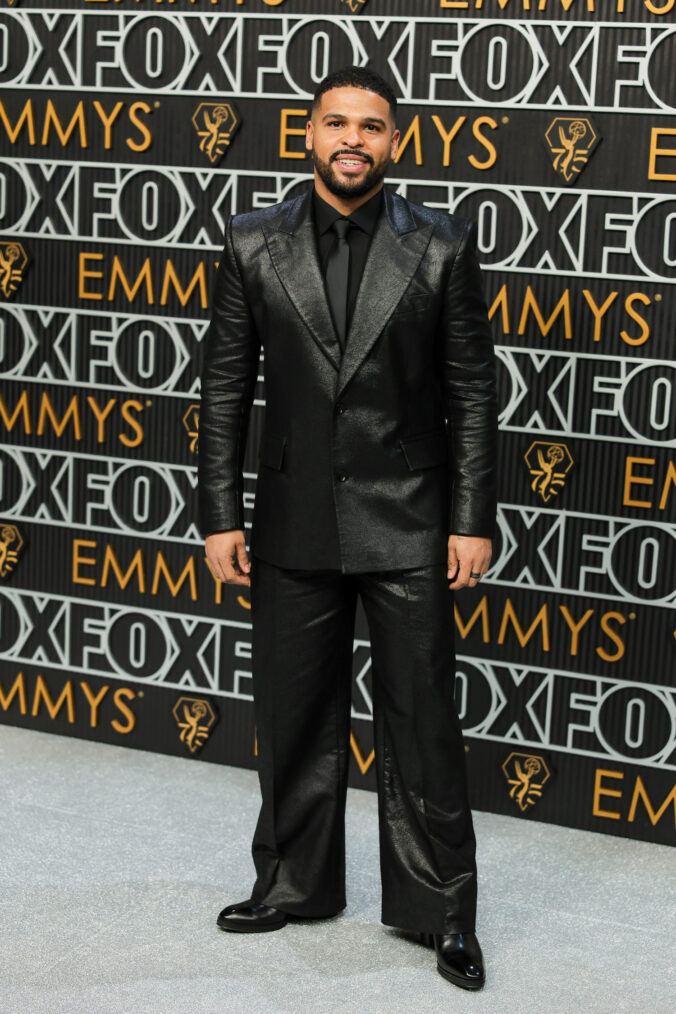 Kola Bokinni attends the 75th Primetime Emmy Awards at Peacock Theater on January 15, 2024 in Los Angeles, California.