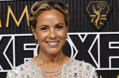 Maria Bello attends the 75th Primetime Emmy Awards at Peacock Theater on January 15, 2024 in Los Angeles, California.