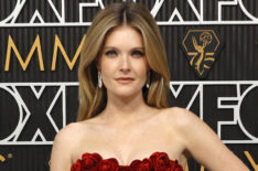 Meghann Fahy attends the 75th Primetime Emmy Awards at Peacock Theater on January 15, 2024 in Los Angeles, California.