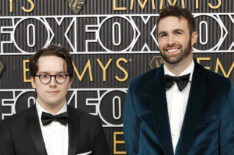 Mekki Leeper and Ronald Gladden attend the 75th Primetime Emmy Awards at Peacock Theater on January 15, 2024 in Los Angeles, California.