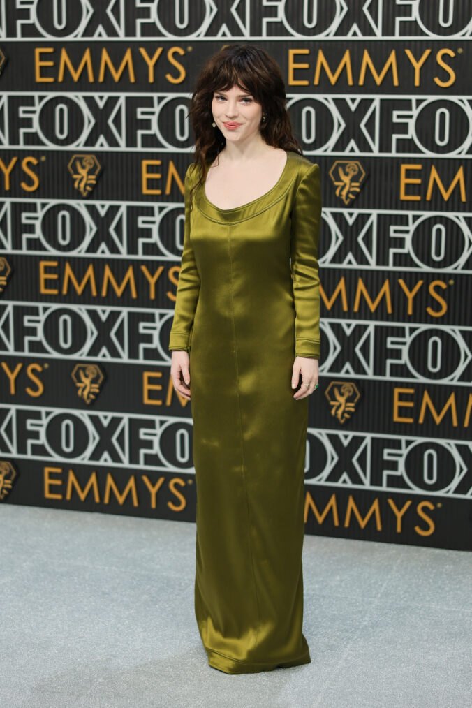 Sophie Thatcher attends the 75th Primetime Emmy Awards at Peacock Theater on January 15, 2024 in Los Angeles, California.