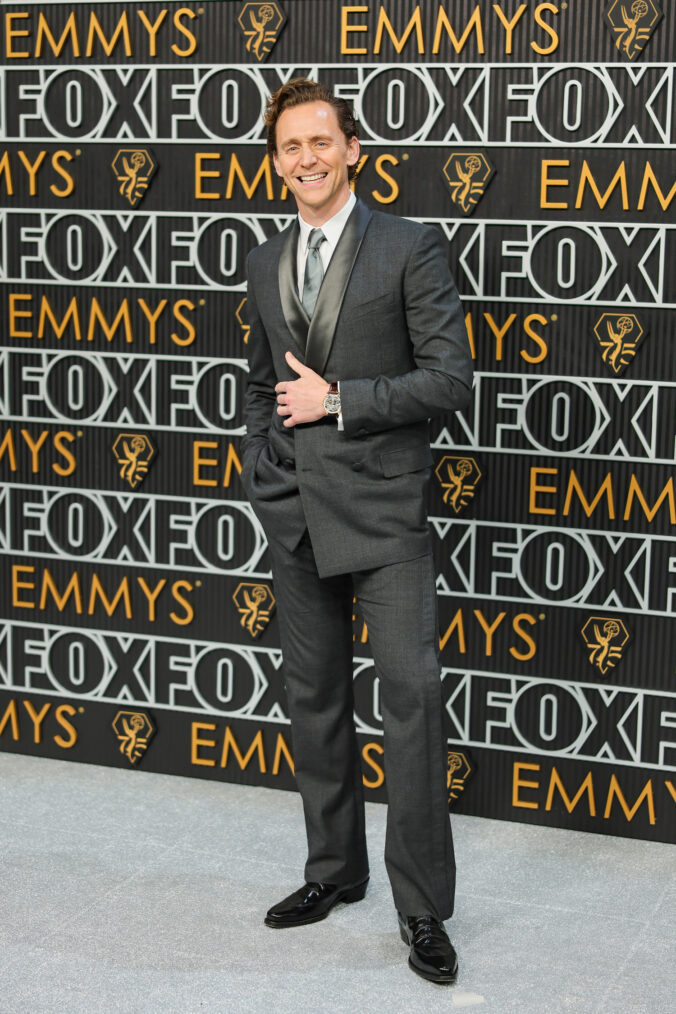 Tom Hiddleston attends the 75th Primetime Emmy Awards at Peacock Theater on January 15, 2024 in Los Angeles, California.