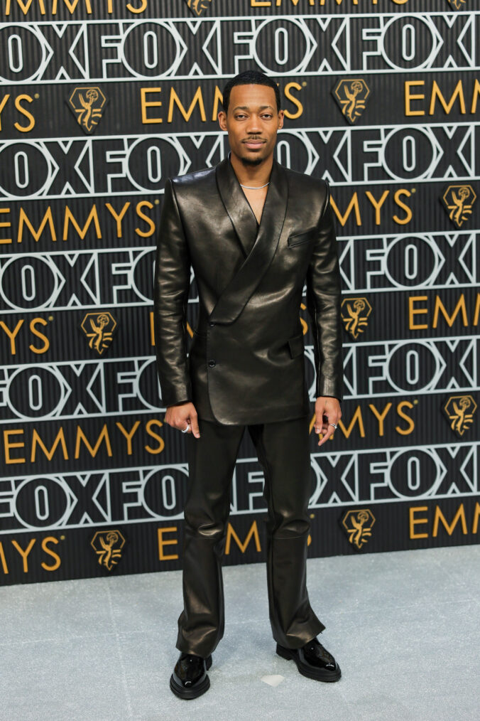 Tyler James Williams attends the 75th Primetime Emmy Awards at Peacock Theater on January 15, 2024 in Los Angeles, California.