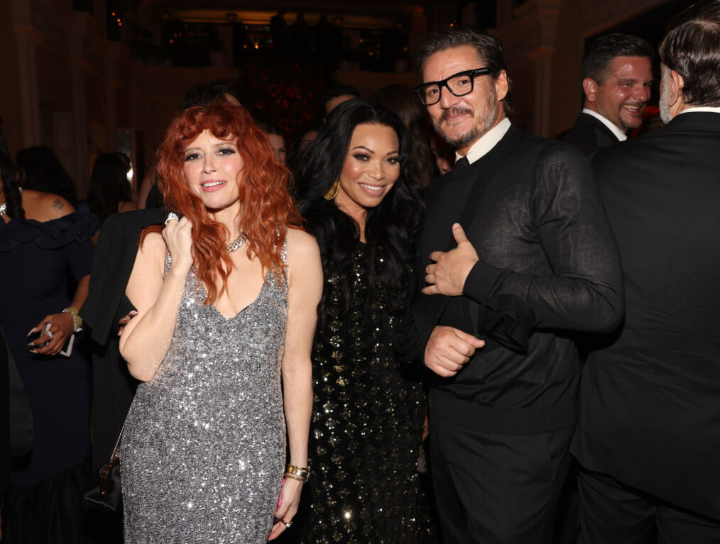 Natasha Lyonne, Tisha Campbell and Pedro Pascal attend the 2024 Netflix Primetime Emmys after party on January 15, 2024 in Los Angeles, California.