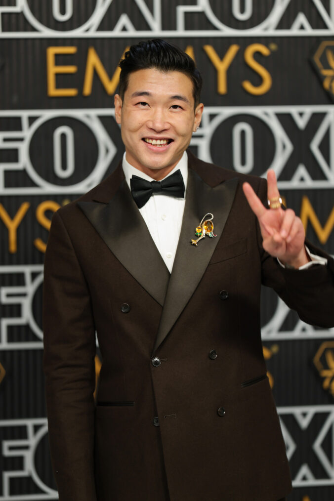 Joel Kim Booster attends the 75th Primetime Emmy Awards at Peacock Theater on January 15, 2024 in Los Angeles, California.