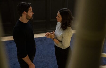 Luke Kleintank as Special Agent Scott Forrester and Heida Reed as Special Agent Jamie Kellettin 'FBI: International' Season 3 Premiere