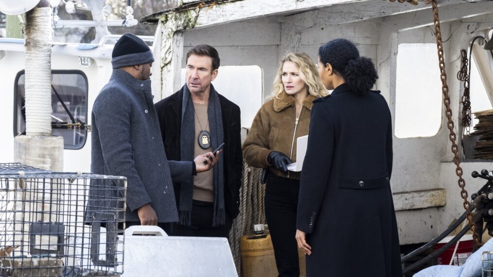 Edwin Hodge as Special Agent Ray Cannon, Dylan McDermott as Supervisory Special Agent Remy Scott, and Shantel VanSanten as Nina Chase — 'FBI: Most Wanted' Season 5 Premiere