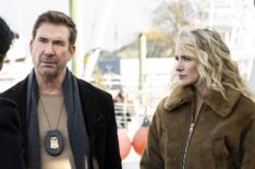 Dylan McDermott as Supervisory Special Agent Remy Scott and Shantel VanSanten as Nina Chase in 'FBI: Most Wanted' Season 5 Premiere