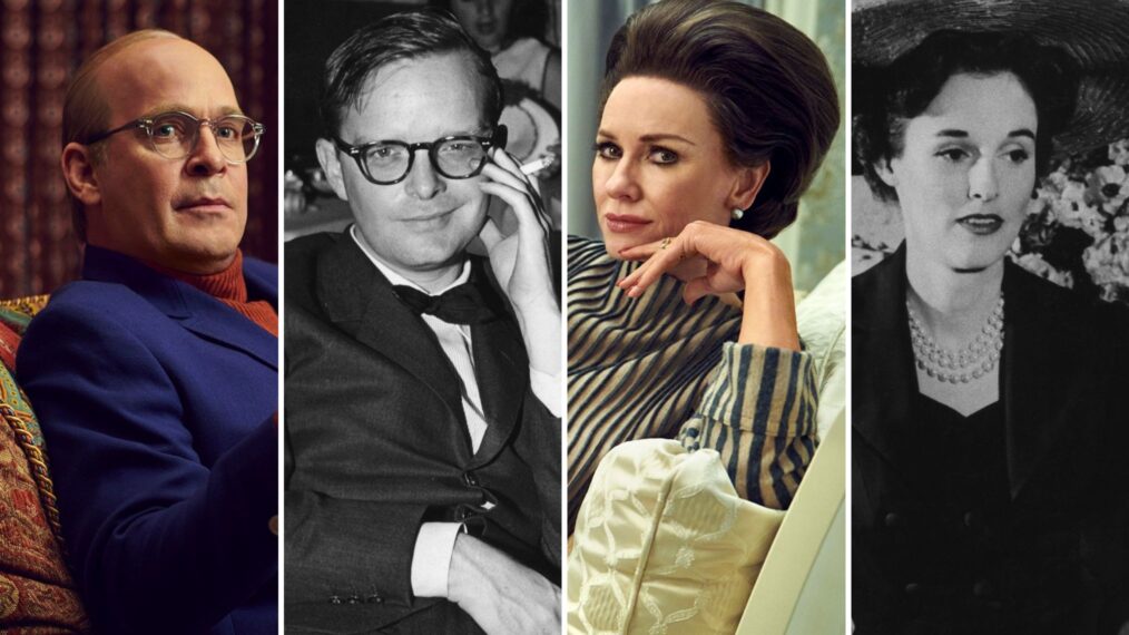How do the stars of 'Feud: Capote Vs. The Swans' compare to the real-life characters?