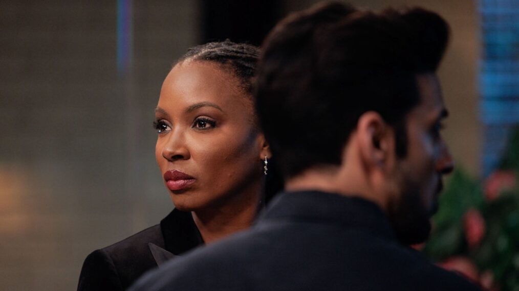 Shanola Hampton as Gabi Mosely, Karan Oberoi as Dhan Rana in 'Found' - Season 1, Episode 12