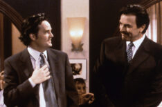 Courteney Cox, Matthew Perry, Tom Selleck in 'Friends' Season 6, 'The One With The Proposal, Part I'