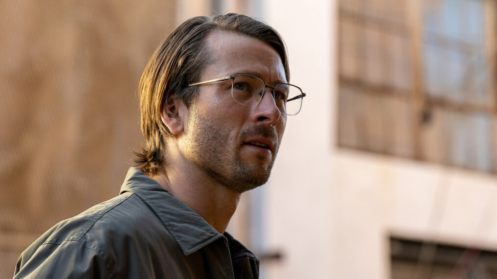 Glen Powell in Hit Man on Netflix