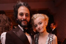 Arian Moayed and Julia Garner at 2024 Golden Globes UTA afterparty