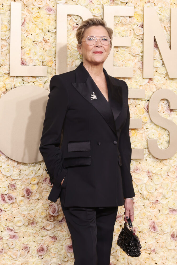 Annette Bening attends the 81st Annual Golden Globe Awards