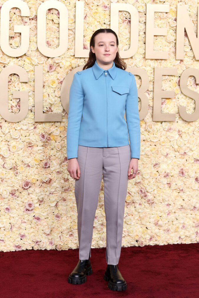 Bella Ramsey attends the 81st Annual Golden Globe Awards