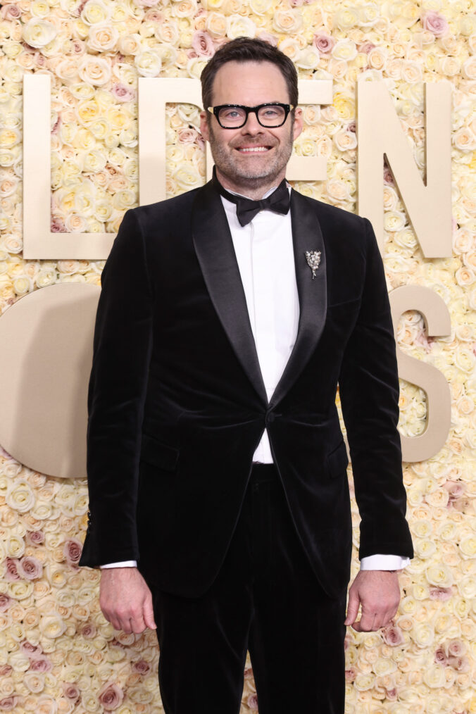 Bill Hader attends the 81st Annual Golden Globe Awards