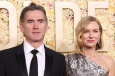 Billy Crudup and Naomi Watts attend the 81st Annual Golden Globe Awards