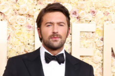 Brandon Sklenar attends the 81st Annual Golden Globe Awards