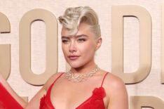 Florence Pugh attends the 81st Annual Golden Globe Awards