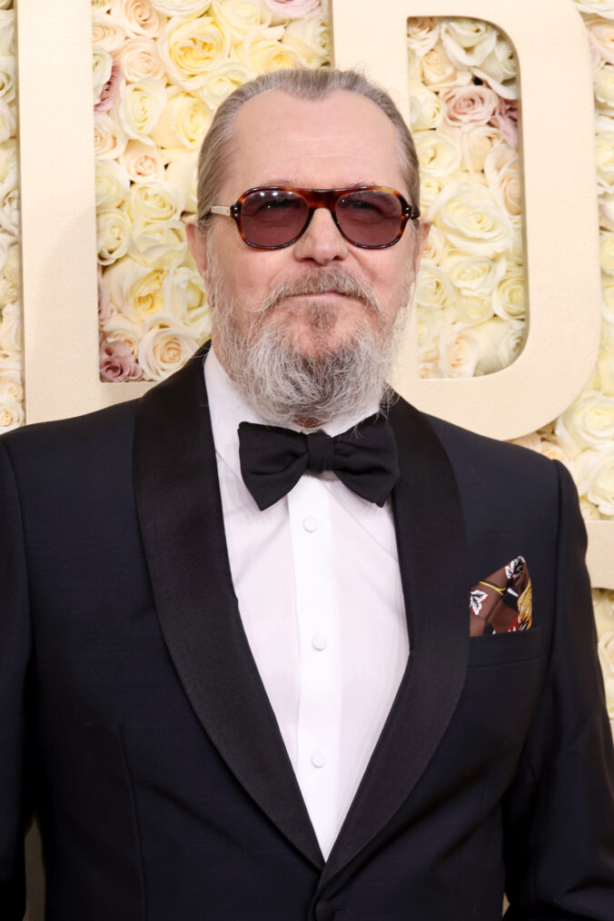 Gary Oldman attends the 81st Annual Golden Globe Awards