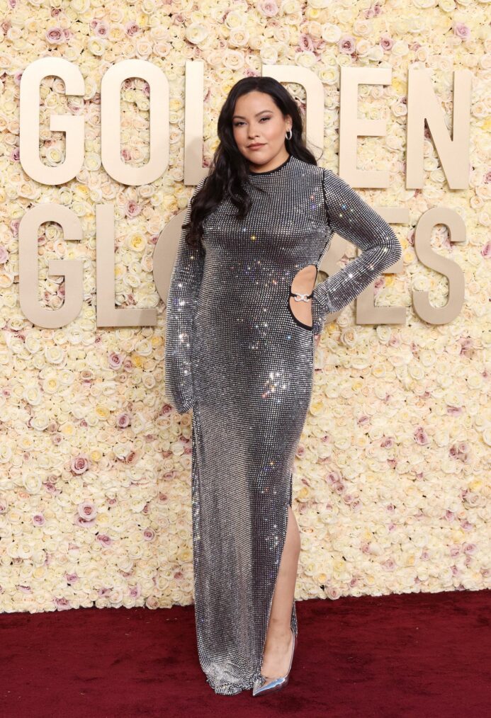 JaNae Collins attends the 81st Annual Golden Globe Awards