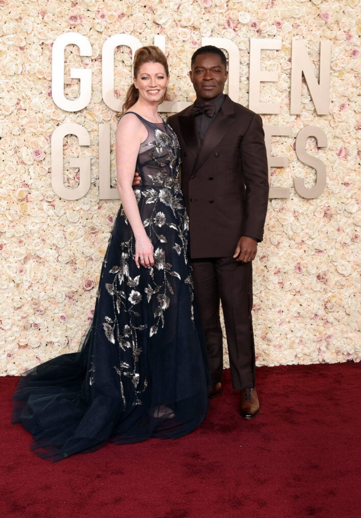 Jessica Oyelowo and David Oyelowo attend the 81st Annual Golden Globe Awards