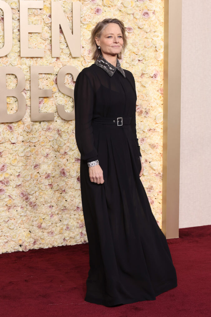 Jodie Foster attends the 81st Annual Golden Globe Awards