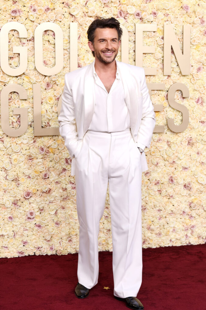 Jonathan Bailey attends the 81st Annual Golden Globe Awards