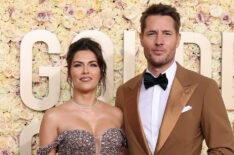 Sofia Pernas and Justin Hartley attend the 81st Annual Golden Globe Awards