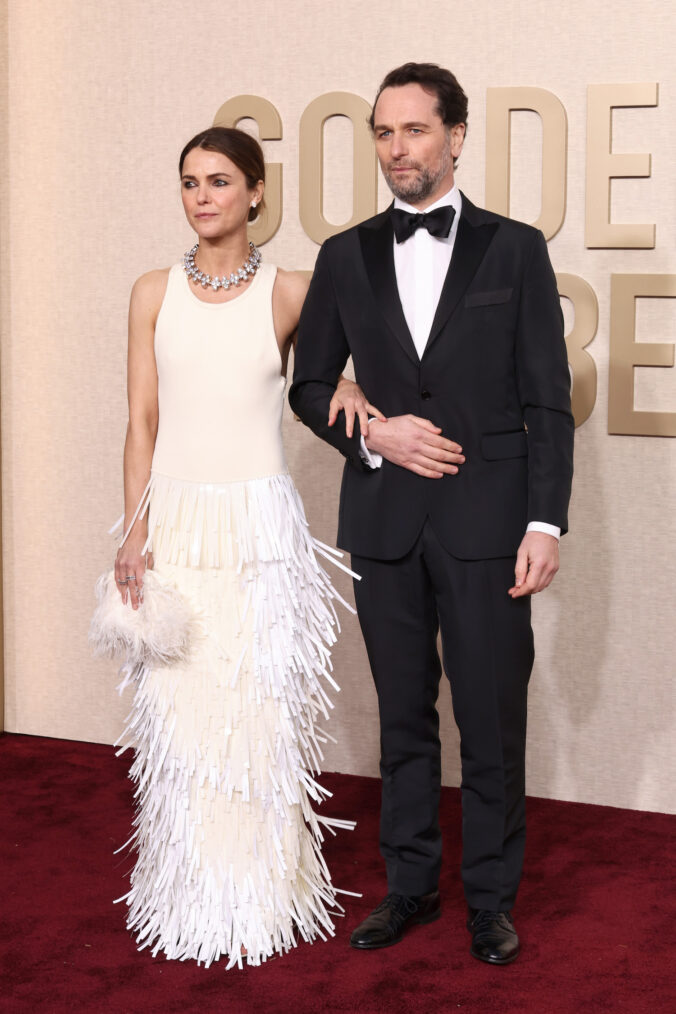 Keri Russell and Matthew Rhys attend the 81st Annual Golden Globe Awards