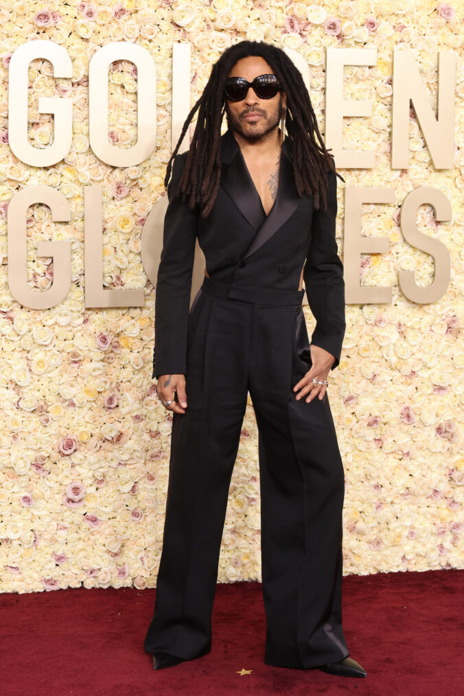Lenny Kravitz attends the 81st Annual Golden Globe Awards