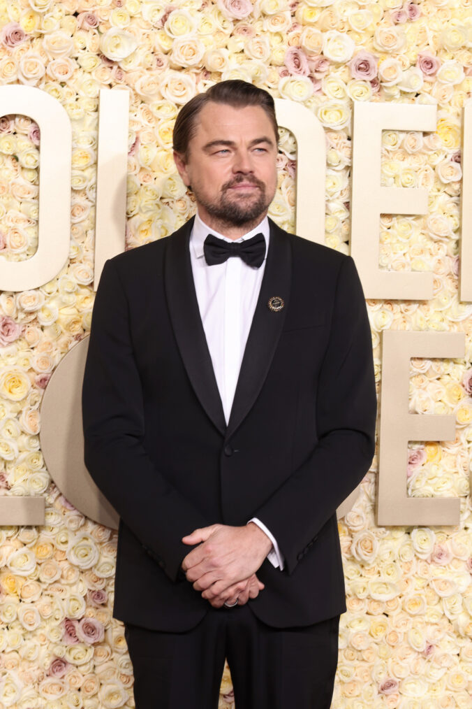 Leonardo DiCaprio attends the 81st Annual Golden Globe Awards