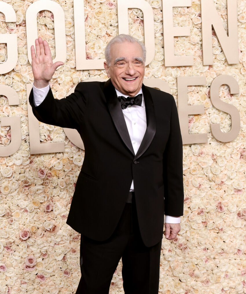 Martin Scorsese attends the 81st Annual Golden Globe Awards